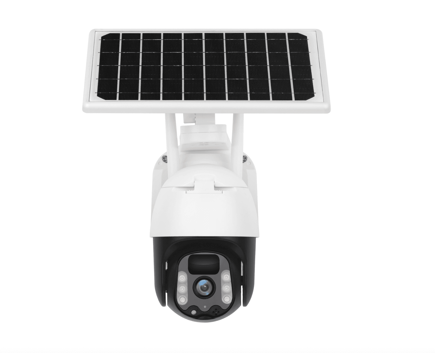Low-power consumption WIFI-4G solar-powered camera